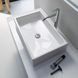 Умивальник накладний DURAVIT Vero Air 600x380x145мм прямокутний білий 2351600000 5 з 5
