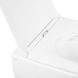 Унітаз підвісний безобідковий білий Q-TAP Aries із сидінням з мікроліфтом QT0333063ERW 3 з 13
