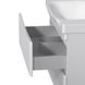 Тумбочка із умивальником для ванної AM.PM Like 80x65x49см підвісна білий M80-FHX0802-WC0802-38 7 з 9