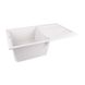 Раковина на кухню керамічна прямокутна GF ITALY WHI-01 495мм x 785мм білий без сифону GFWHI01790495230 3 з 8
