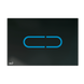 Кнопка слива для инсталляции сенсорная ALCAPLAST стекляная двойная глянцевая чорная NIGHT LIGHT-1 1 из 4