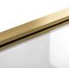 Шторка для ванны стеклянная REA Fabian универсальная двухсекционная раздвижная 140x100см прозрачная 5мм профиль золотой REA-K6527 6 из 6