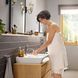 Змішувач для умивальника одноважільний HANSGROHE Rebris E EcoSmart+ хром латунь з донним клапаном 72589000 9 з 9