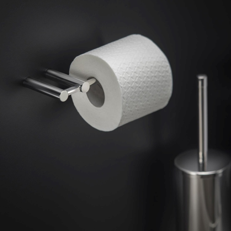Тримач для туалетного паперу COSMIC Logic 2260256 округлий із нержавіючої сталі хром