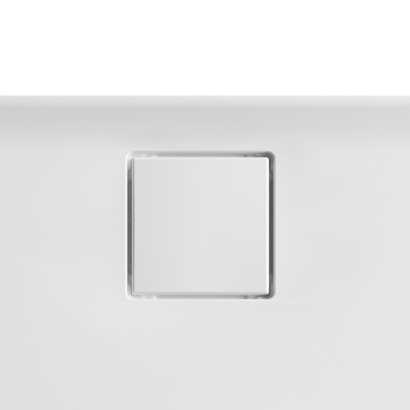 Піддон для душової кабіни HUPPE EasyFlat EF0105.055 140x80x3см прямокутний із штучного каменю без сифону білий