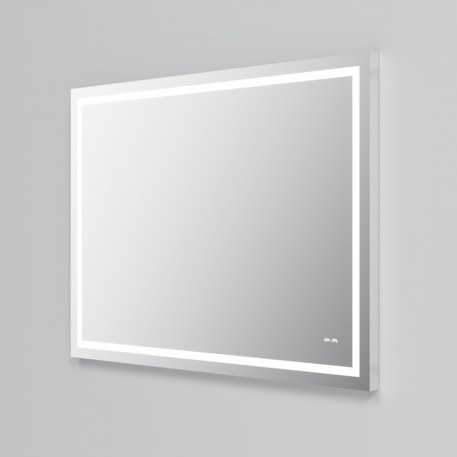 Зеркало прямоугольное в ванную AM.PM GEM 70x100см c подсветкой прямоугольное M91AMOX1001WG38