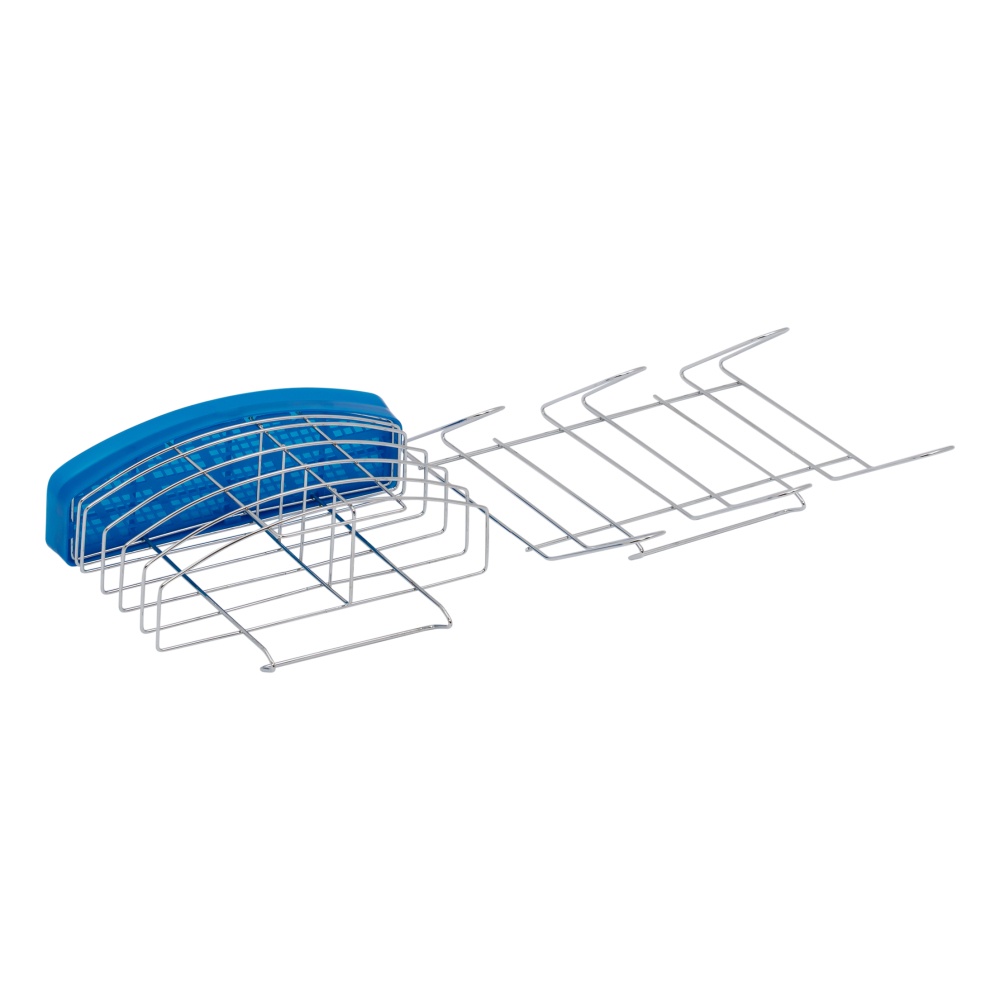 Сушилка для посуды KRONER KRM Rizze-ACC3208 420x260x410мм металлическая синяя CV022908
