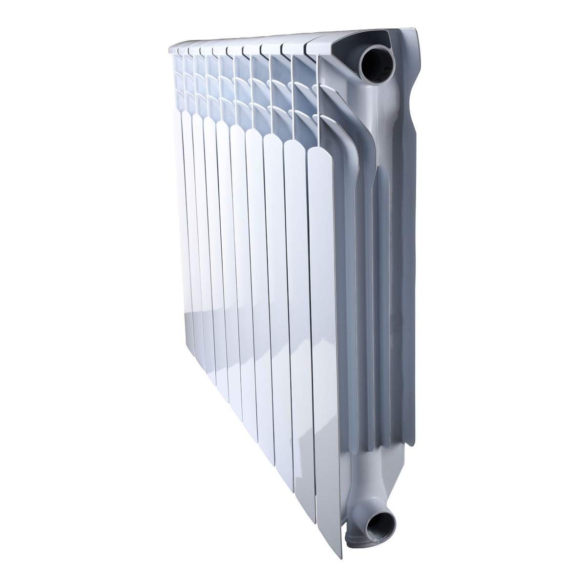 Алюмінієвий радіатор опалення GALLARDO ALPOWER 580x80 мм бокове підключення секційний 000015818 продаж від 10шт