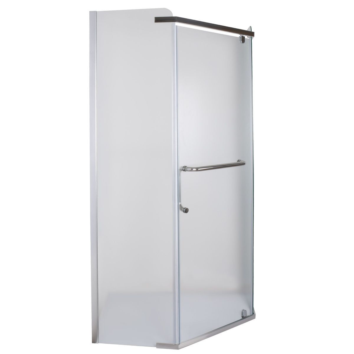 Кабина для душа BRAVO пятиугольная без поддона Raba N90FS 90x90x185см матовый витраж 6 мм профиль сатин 000028404