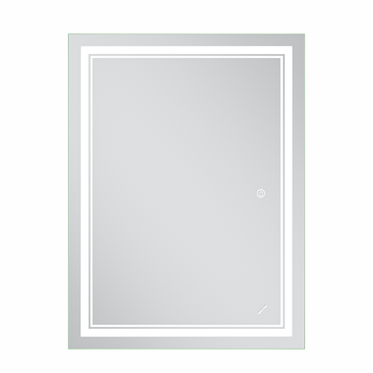 Зеркало в ванную MIXXUS Quadro 60x80см c подсветкой сенсорное включение антизапотевание прямоугольное MP6619
