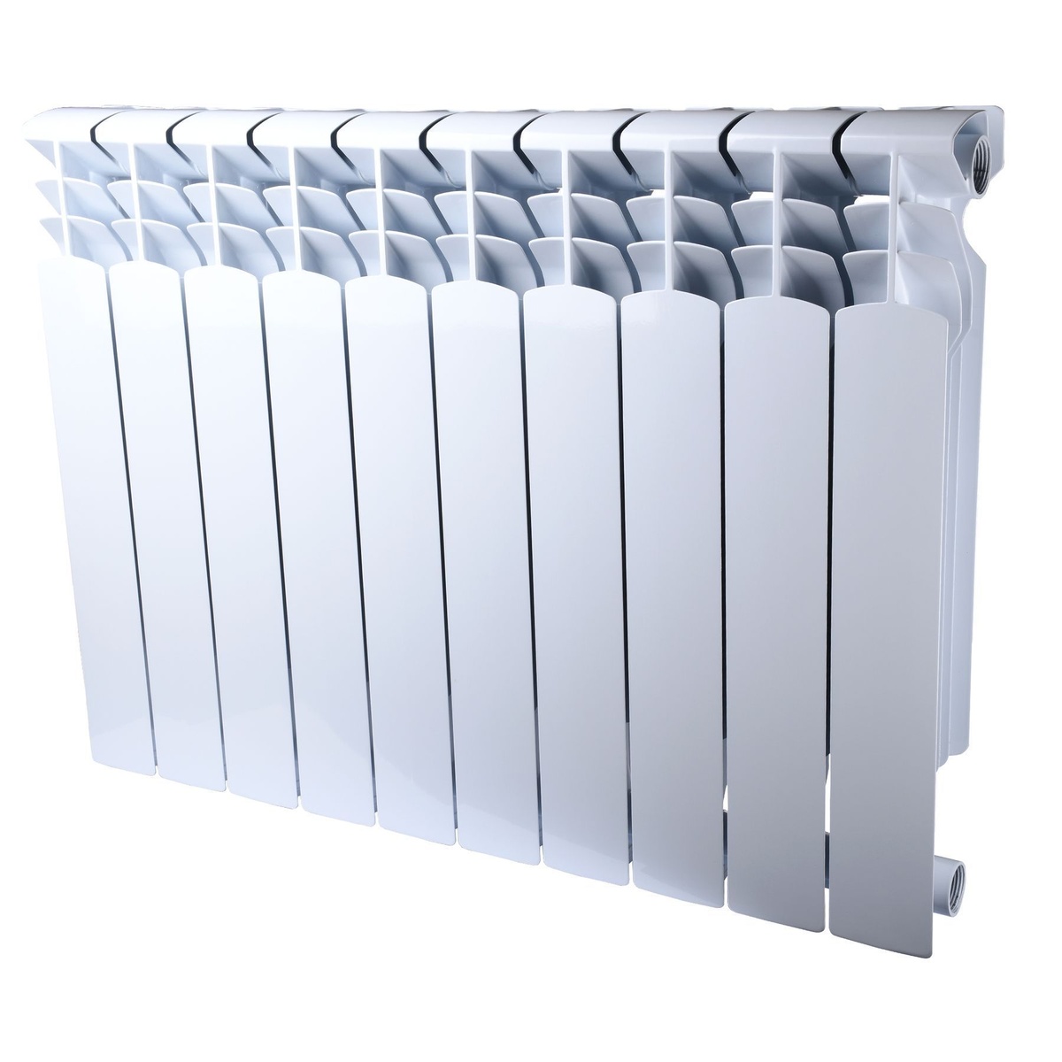 Алюминиевый радиатор отопления GALLARDO ALPOWER 580x80 мм боковое подключение секционный 000015818 (продажа от 10шт)