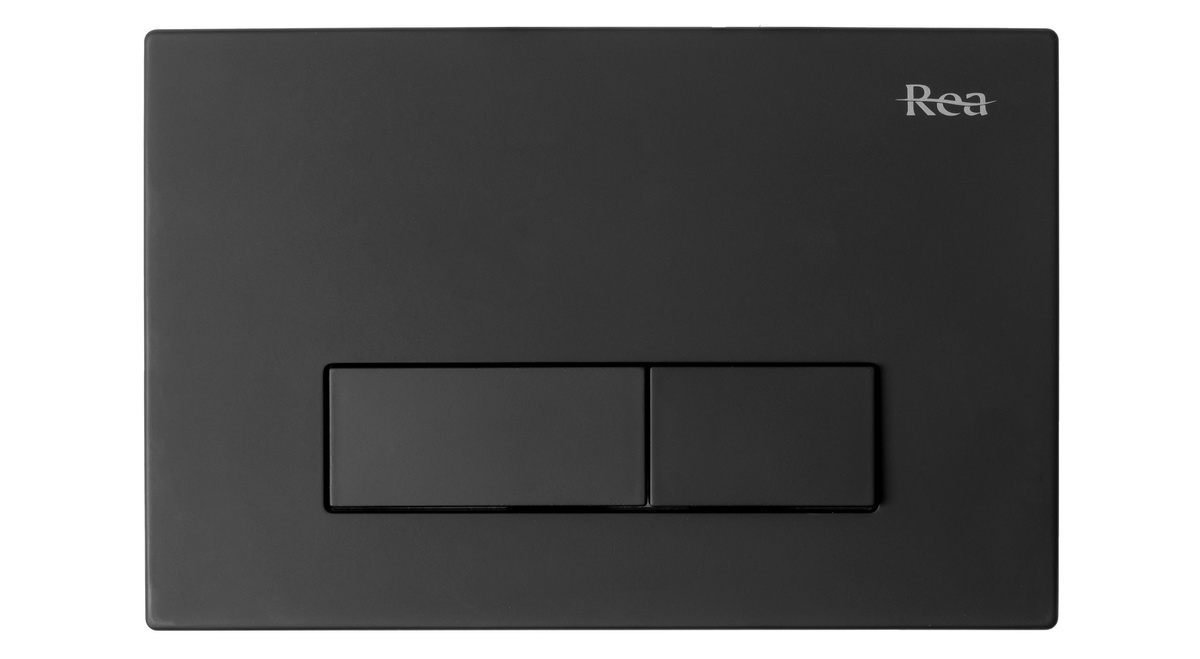 Инсталляция для унитаза REA H BLACK с кнопкой черная матовая REA-E3650