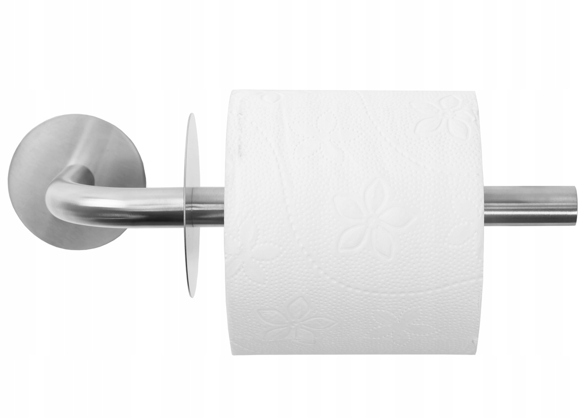 Держатель запасного рулона туалетной бумаги REA 322220 округлый металлический сатин REA-77058