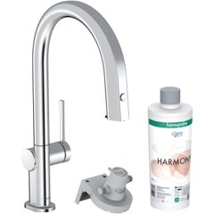 Змішувач для кухні із краном для фільтрованої води HANSGROHE Aqittura M91 хром латунь 76801000