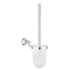 Щетка для туалета с подставкой настенный GROHE Essentials Authentic хром стекло 40658001