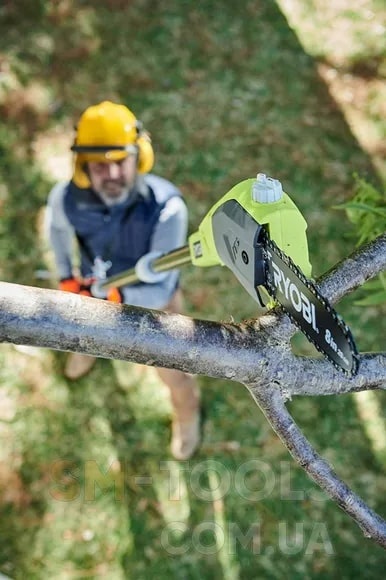 Висоторіз ланцюговий акумуляторний Ryobi OPP1820, 18В ONE+, шина 20см Oregon, без АКБ та ЗП