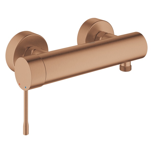 Кран для душової кабіни однозахватний GROHE Essence бронзовий латунь без душового набору 33636DL1