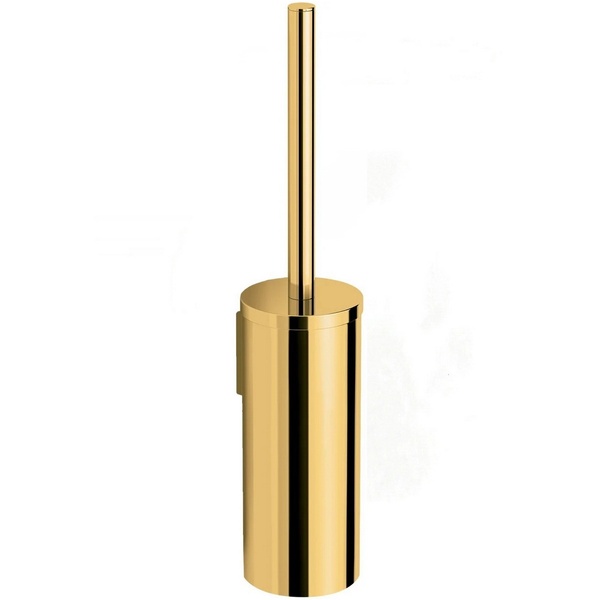 Йоржик для унітазу настінний OMNIRES UNI округлий металевий золото UN10620/OGL