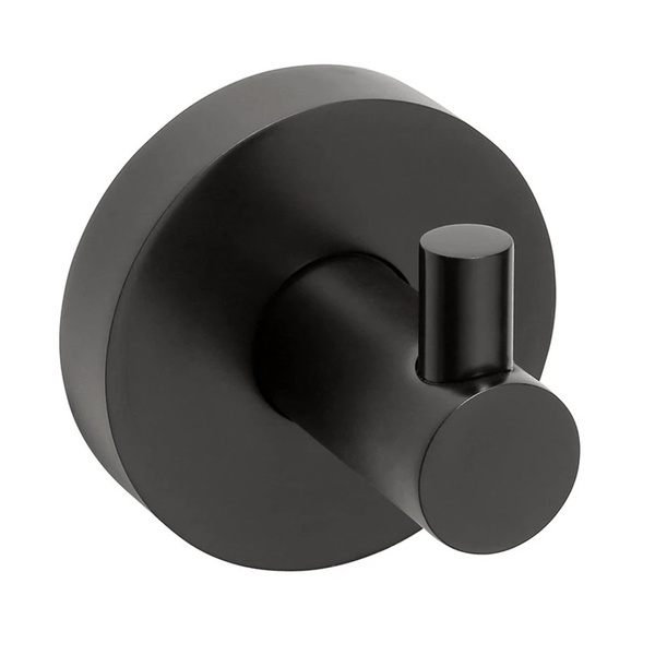 Крючок настенный одинарный BEMETA Dark округлый металлический черный 104106020