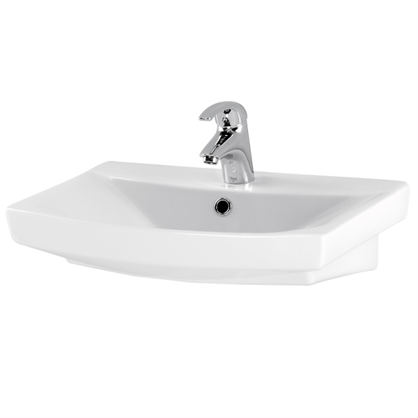 Раковина підвісна у ванну 500мм x 390мм CERSANIT CARINA білий прямокутна K31-004