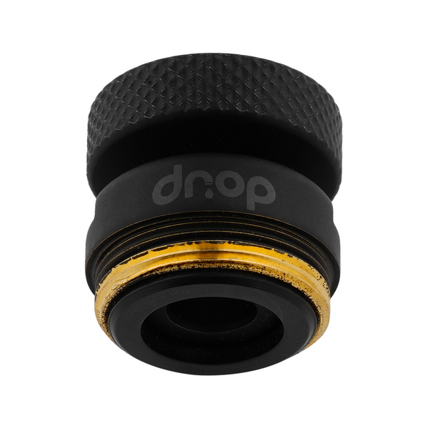 Поворотний 360° адаптер DROP СOLOR CL360F-BL внутрішня різьба 22 мм кут 15° латунь колір чорний