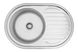 Мийка для кухні із нержавіючої сталі овальна KRONER KRP 770x500x180мм мікротекстура 0.8мм із сифоном CV022784 1 з 5