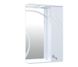 Шкафчик подвесной с зеркалом в ванную AQUARIUS RONDA 55x85x17см c подсветкой с полочкой белый AQ-U1113069794 1 из 3