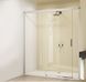Двері скляні для душової ніші розсувна двохсекційна HUPPE DESIGN ELEGANCE 160см x 190см прозрачное скло 6мм профіль хром 8E0301092322730 2 з 2