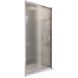 Двері скляні для душової ніші універсальні розсувні двосекційні RAVAK BLIX BLDP2-120 Grape 190x120см матове скло 6мм профіль хром 0PVG0C00ZG 1 з 3
