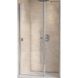 Двері скляні для душової ніші універсальні розпашні двосекційні RAVAK CHROME CSD2-100 195x100см прозоре скло 6мм профіль хром 0QVACC00Z1 1 з 7