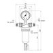 Фильтр самопромывной ICMA №751 для горячей воды 1/2" 100 мкм с манометром 83751AD05 2 из 4