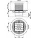 Трап для душу ALCAPLAST 105x105мм сатин APV102 2 з 2