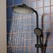 Душова система із термостатом HANSGROHE Activera EcoSmart+ із верхнім душем метал чорна 28083670 3 з 4
