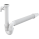 Сифон для кухонної мийки ALCAPLAST впуск 1 1/2" білий A83-DN50/40 1 з 2