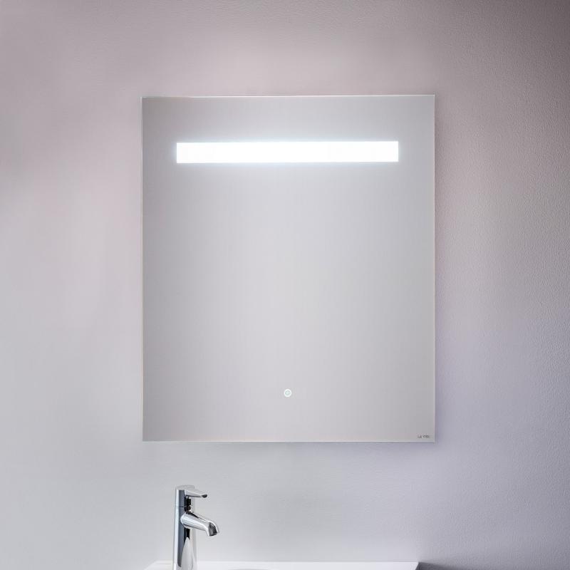 Дзеркало прямокутне для ванної LAUFEN Leelo 70x60см із підсвіткою сенсорне увімкнення H4476329501441