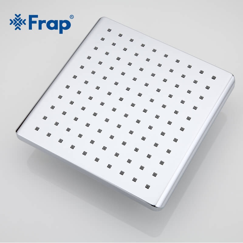 Лійка для верхнього душу FRAP F001-20 квадратна 215x215мм пластикова хром