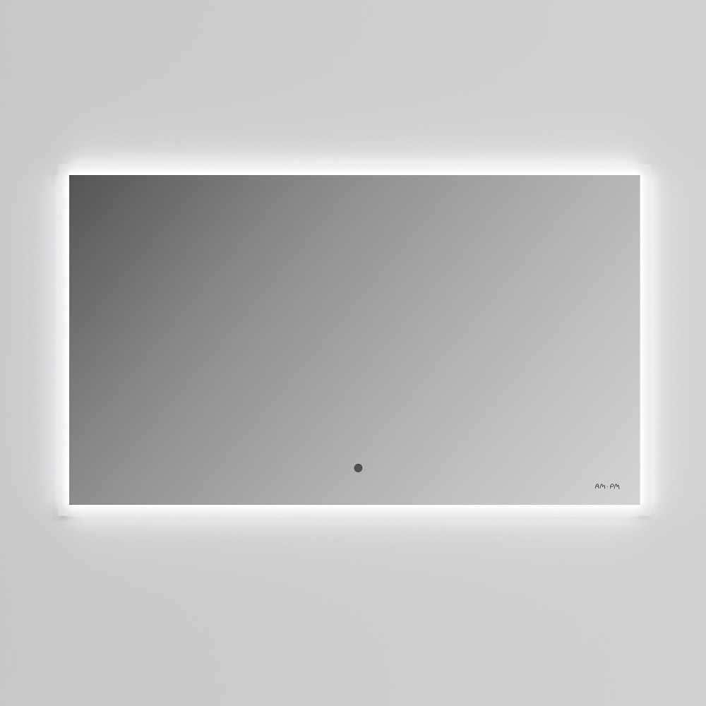 Зеркало прямоугольное для ванной AM.PM Spirit 2.0 60x100см c подсветкой сенсорное включение антизапотевание прямоугольное M71AMOX1001SA
