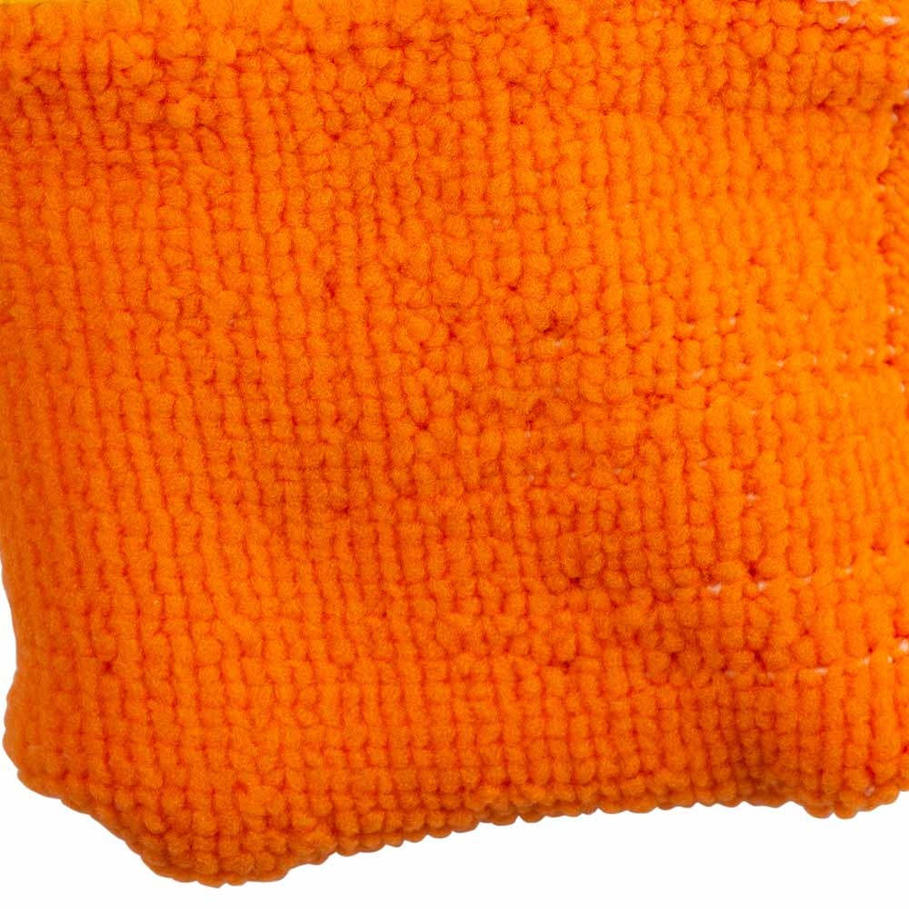 Рукавички трикотажні з точковим ПВХ покриттям утеплені р10 (помаранчеві) КРАТНО 12 парам GRAD (9442375)