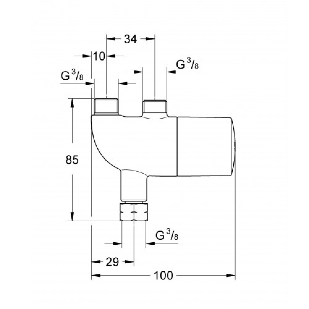 Термостат для смесителя GROHE Grohtherm Micro 34487000
