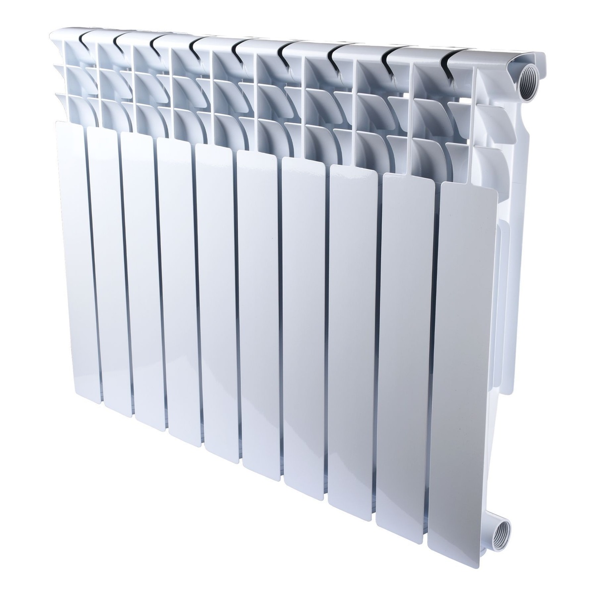 Алюминиевый радиатор отопления GALLARDO ALSTAND 578x78 мм боковое подключение секционный 000015674 (продажа от 10шт)