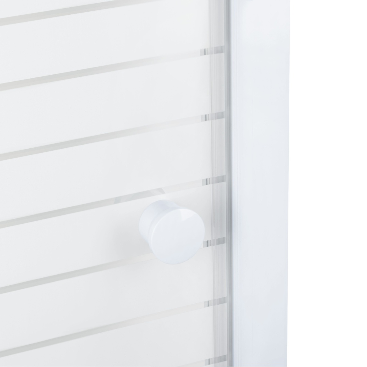 Двері скляні для душової ніші універсальні розпашні двосекційні Q-TAP Pisces 185x120см матове скло 5мм профіль білий PISWHI201112CP5