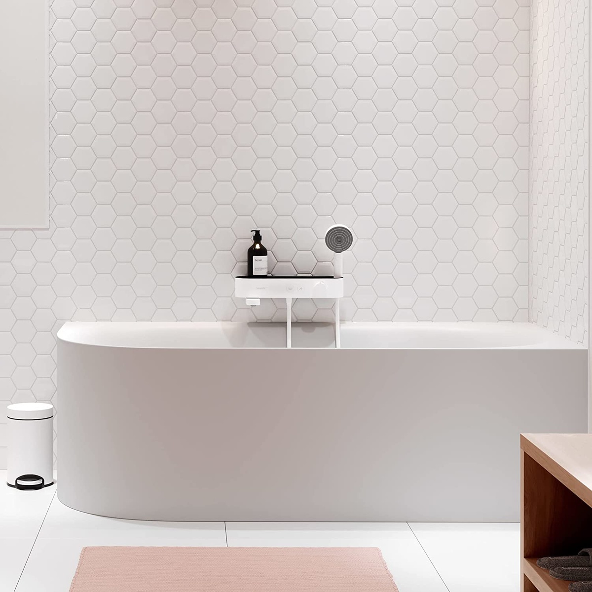 Cмеситель для ванны термостатический HANSGROHE ShowerTablet Select белый латунь 24340700