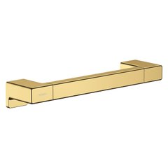 Поручень настенный для ванной HANSGROHE AddStoris 41744990 348мм прямой прямоугольный металлический золото
