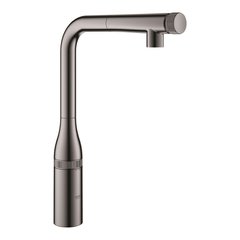 Змішувач для кухні із висувною лійкою GROHE Essence SmartControl сірий латунь 31615A00