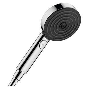 Душевая лейка HANSGROHE Pulsify Select EcoSmart с кнопкой 105мм пластик хром 24101000