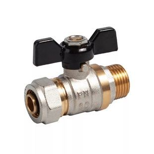 Кран шаровой обжимной ITAL 1/2" нр-обжим 16мм PN30бар SQ-1047809