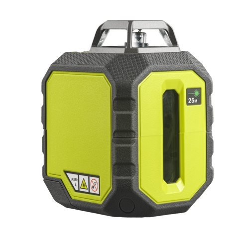 Нивелир лазерный Ryobi RB360GLL, до 25м, 360°, зеленый луч