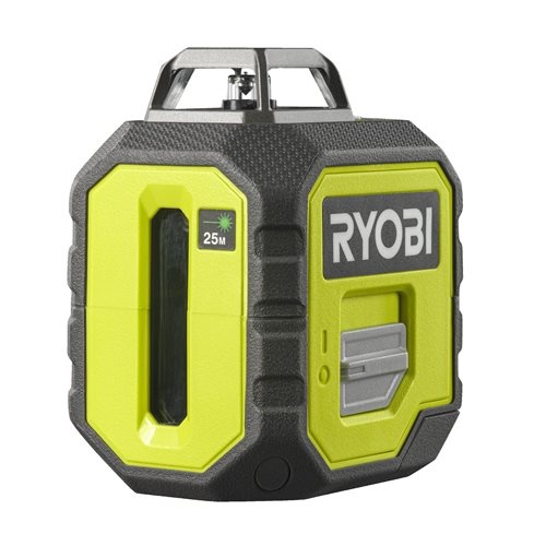 Нивелир лазерный Ryobi RB360GLL, до 25м, 360°, зеленый луч