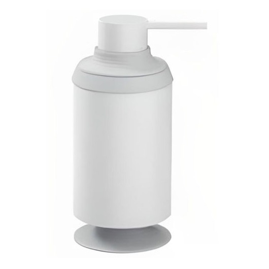 Дозатор для жидкого мыла SONIA Contract-Hospitality настольный на 300мл округлый металлический белый 195299
