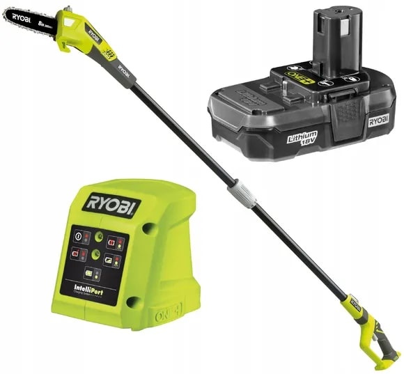 Висоторіз ланцюговий акумуляторний Ryobi RPP1820-15S 18В ONE+ акб 1x1.5А·год шина 20см Oregon 5.1кг